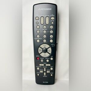 Mitsubishi Remote Control RM 75502 for HS U445 HS U448 HS U747 HS U746 VCR OEM
